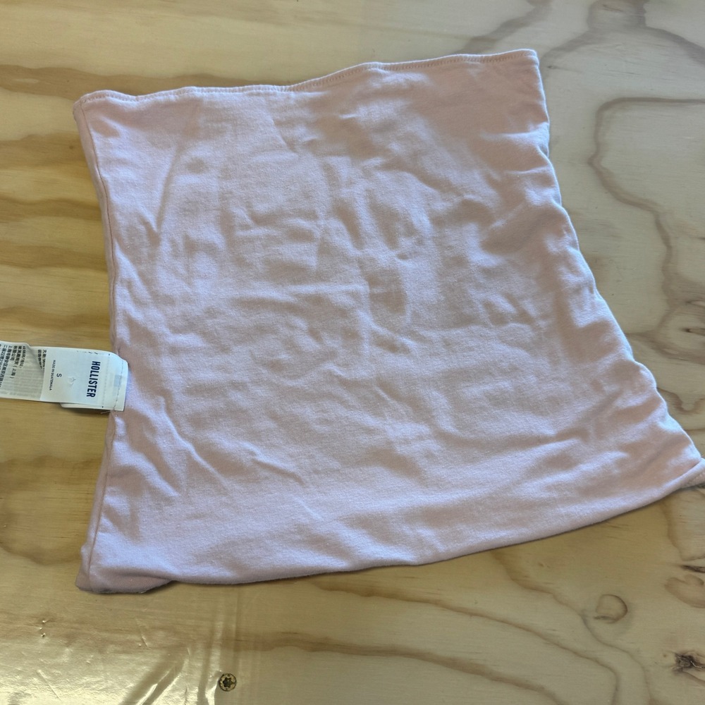 Hollister Pink Patchwork Floral Paisley Tube Top Strapless Bodice Sm Reversible - Picture 3 of 7